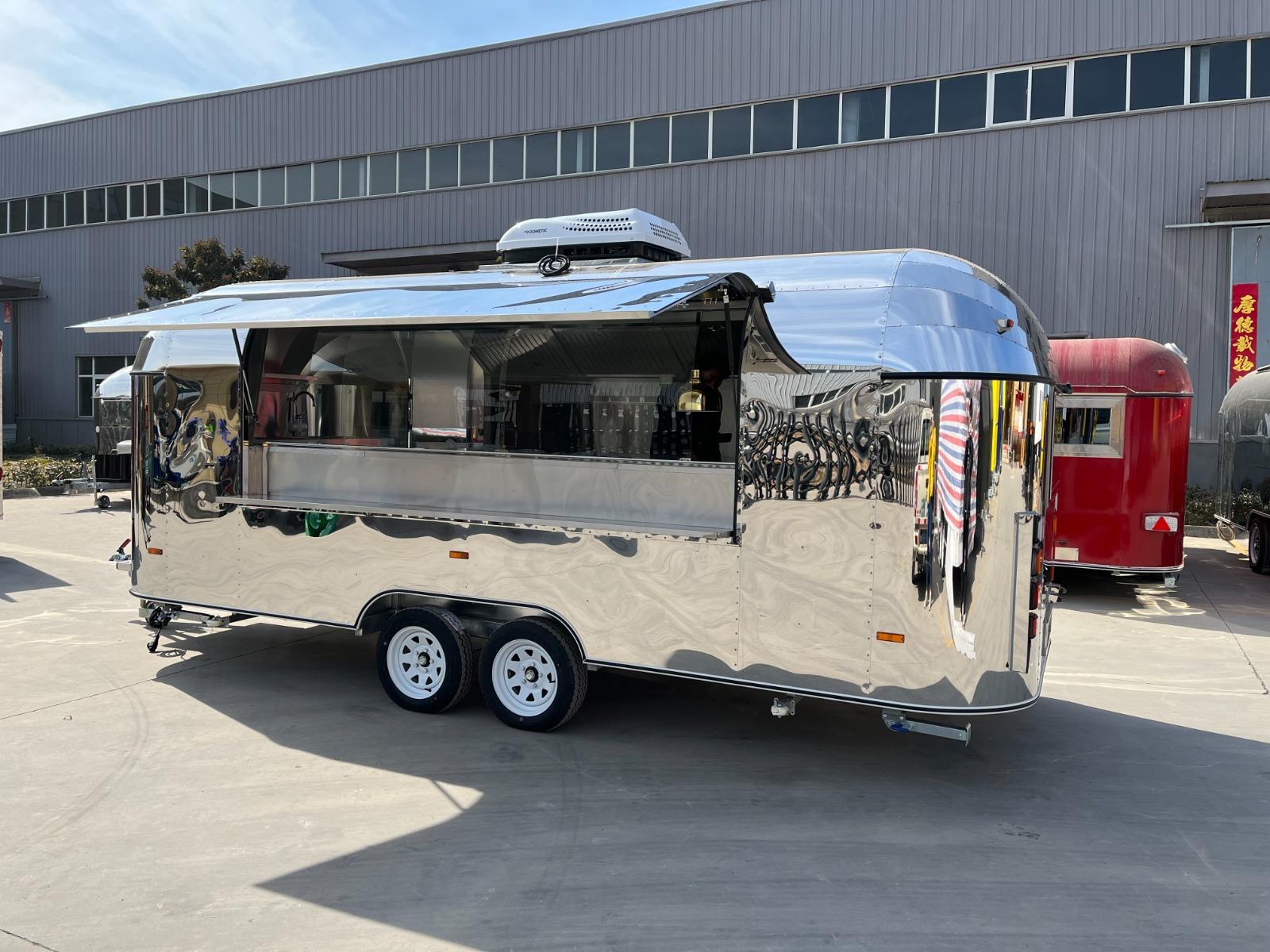 Polished Airstream food trailer 2